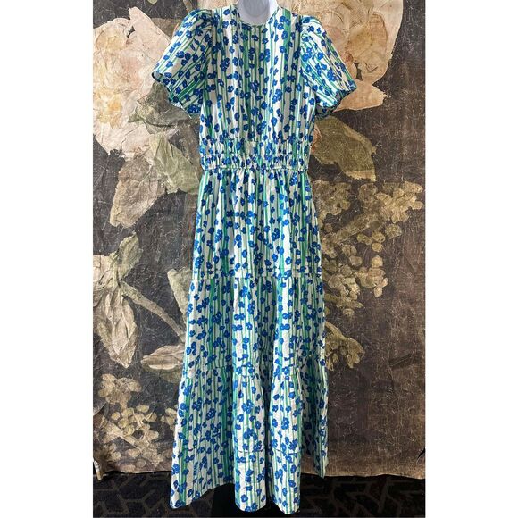 New Anthropologie The Somerset Maxi Dress Size Large - Picture 7 of 8